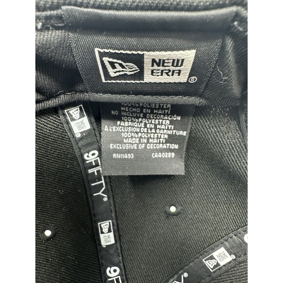 Los Angeles Dodgers New Era 9Fifty Black SnapBack Baseball Hat Cap MLB OSFA - Picture 8 of 9